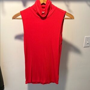 Christian Siriano Fitted Sleeveless Tank Top
